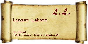 Linzer Laborc névjegykártya